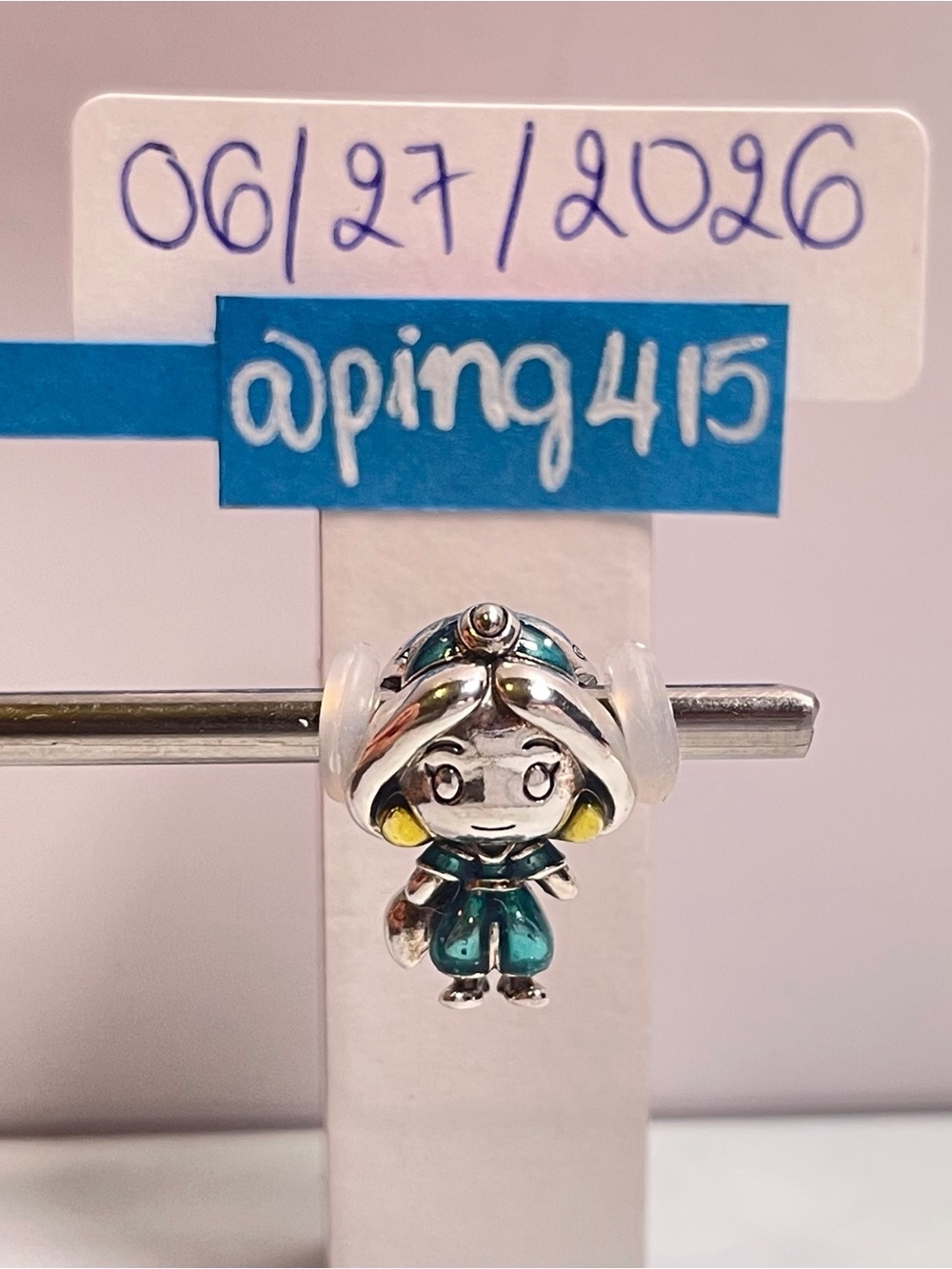 Pandora Disney Jasmine Princess Charm